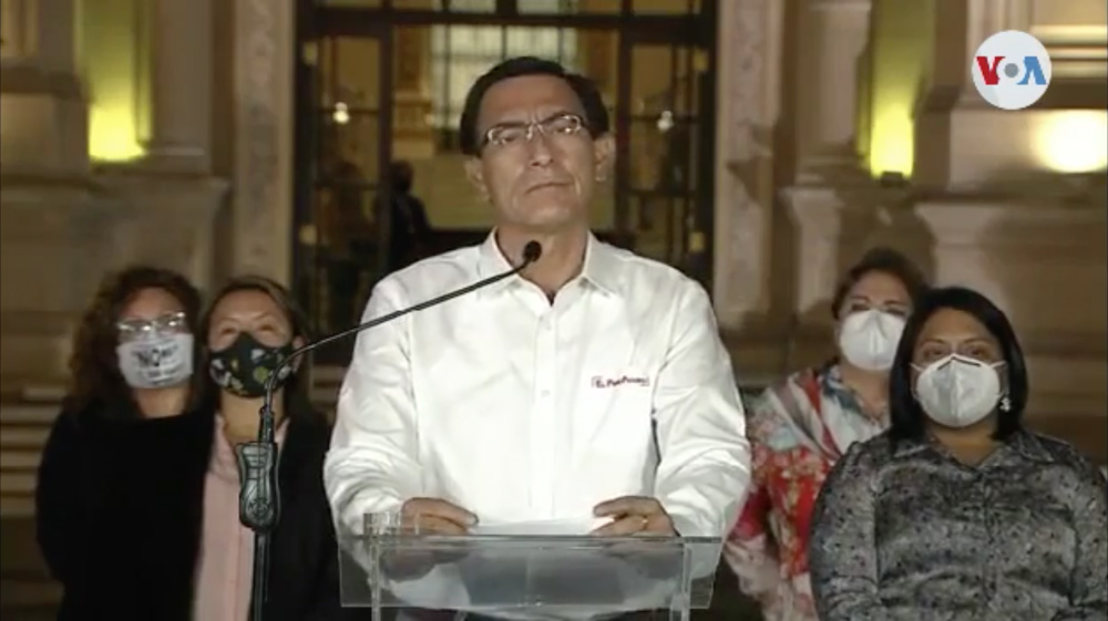Peru President Martin Vizcarra Message to the Nation
