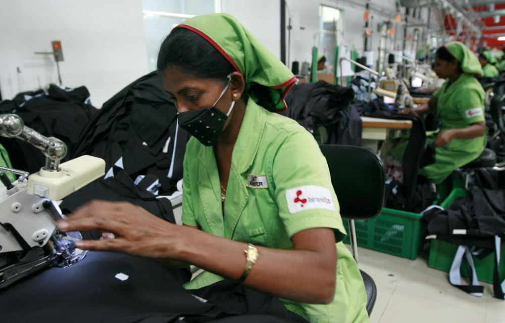 Sri Lankan garment workers