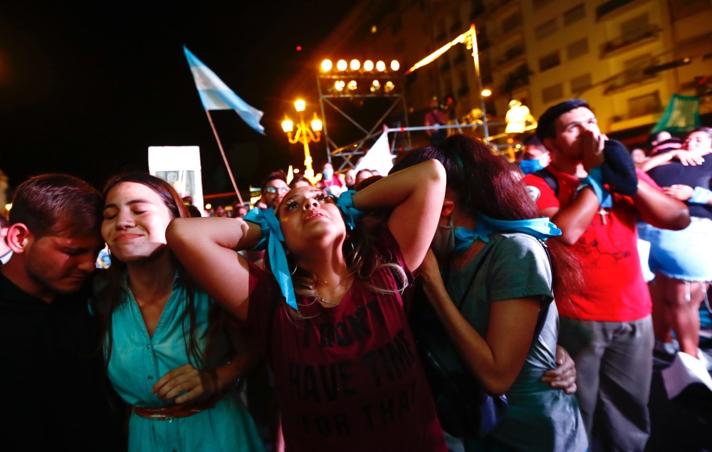 Argentina abortion laws anti abortion activists reaction