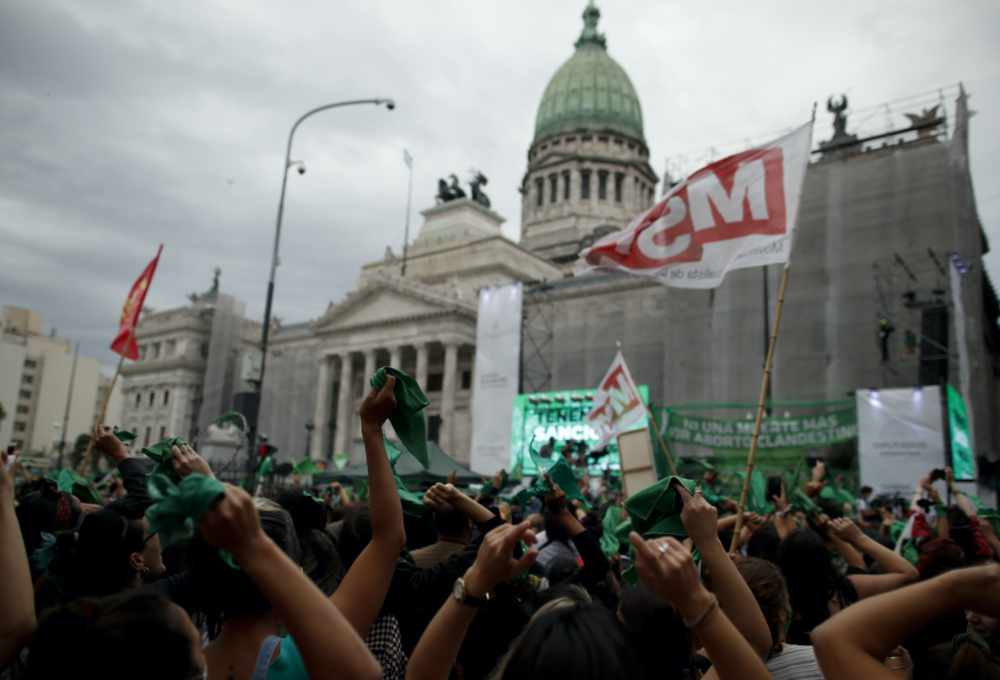 Argentina abortion rights activists