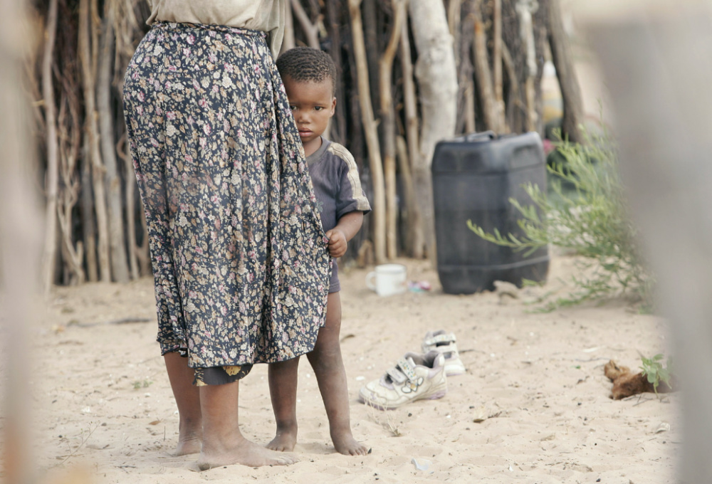 Botswana mother and child