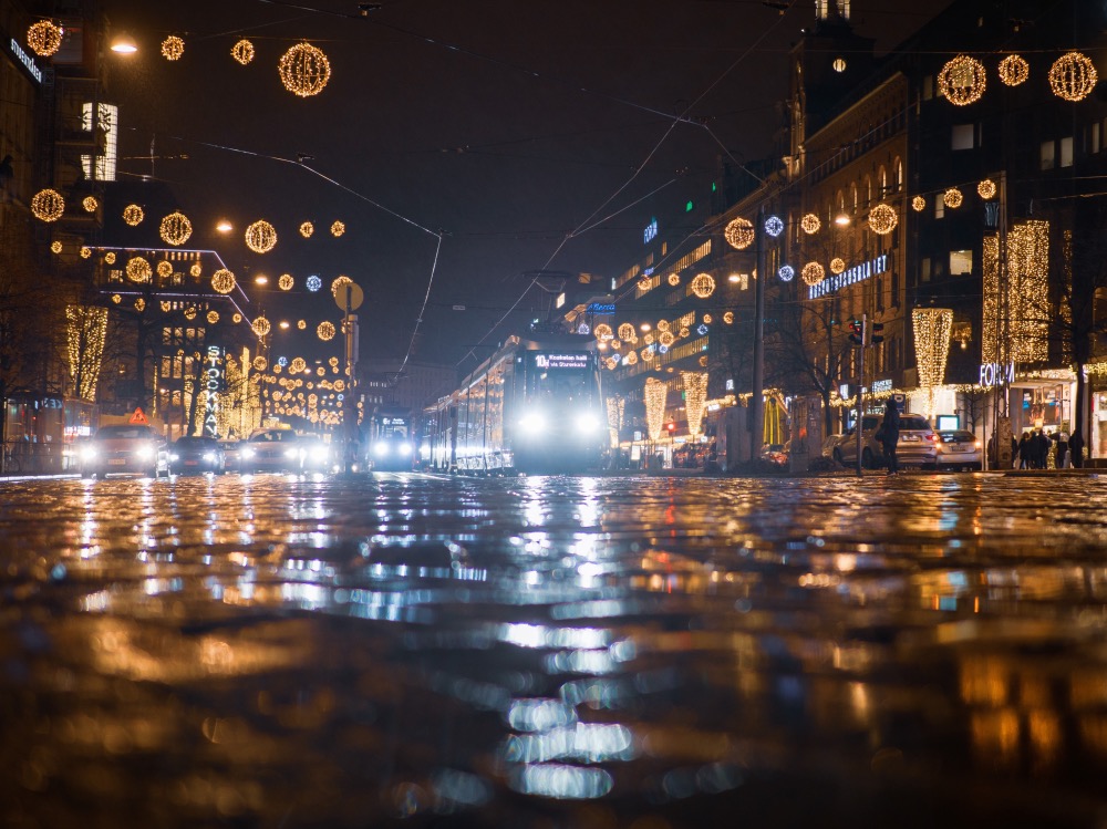 Christmas lights Helsinki