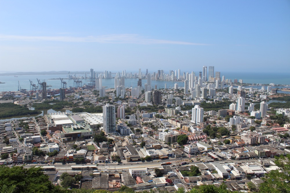 Colombia Cartagena skyline