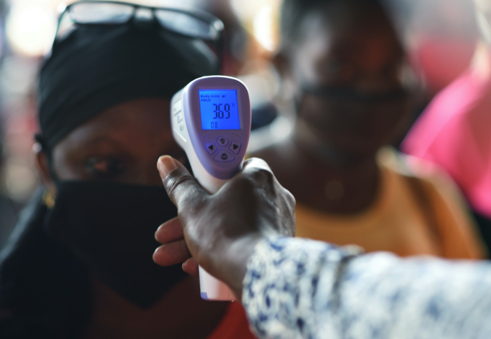 Coronavirus Burkina Faso temperature check