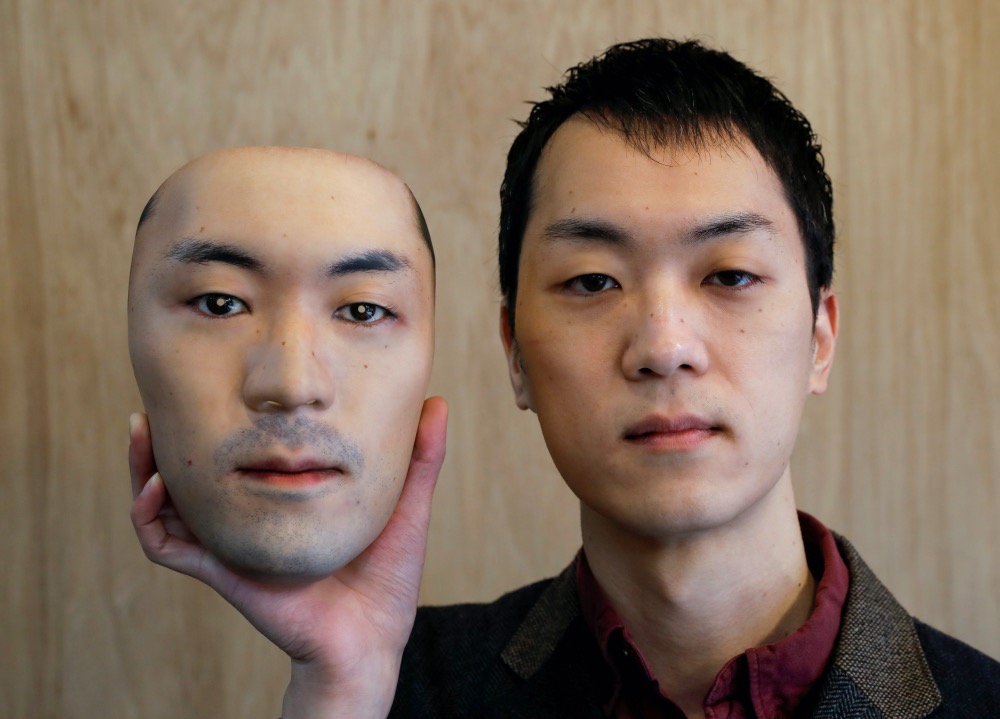 Japan realistic facemasks