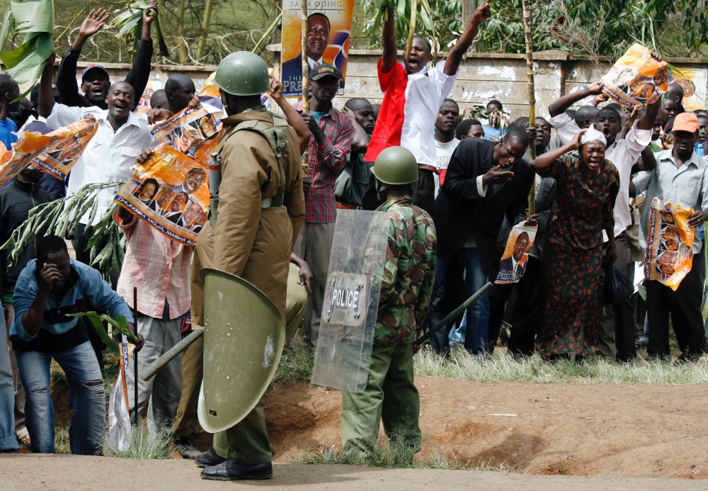 Kenya election protests 2007