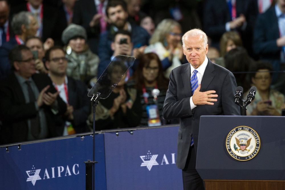 US Joe Biden AIPAC Conference 2016