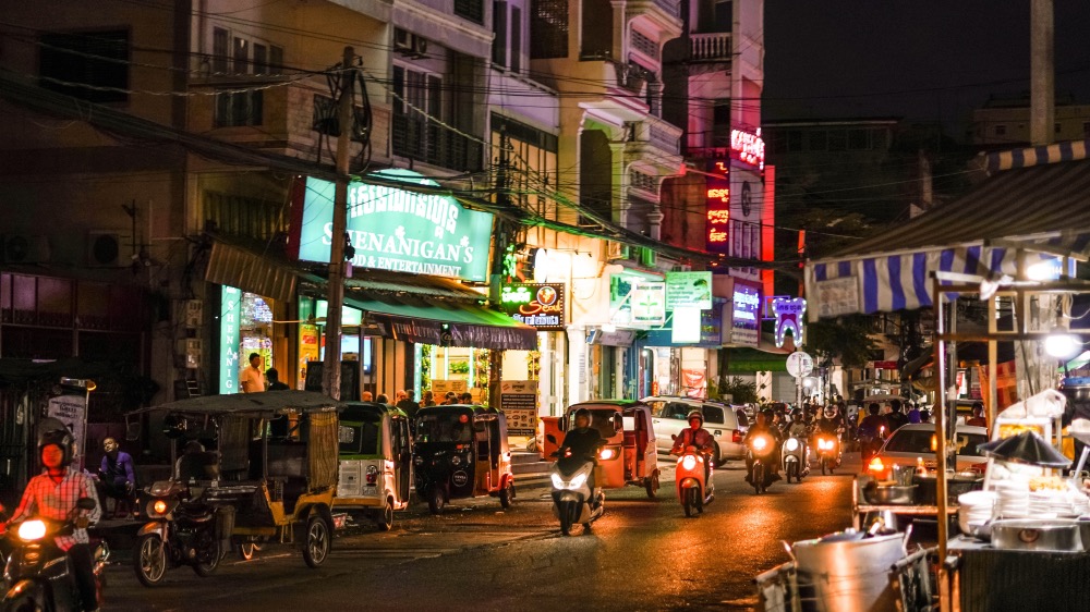 Cambodia Phnom Penh Night