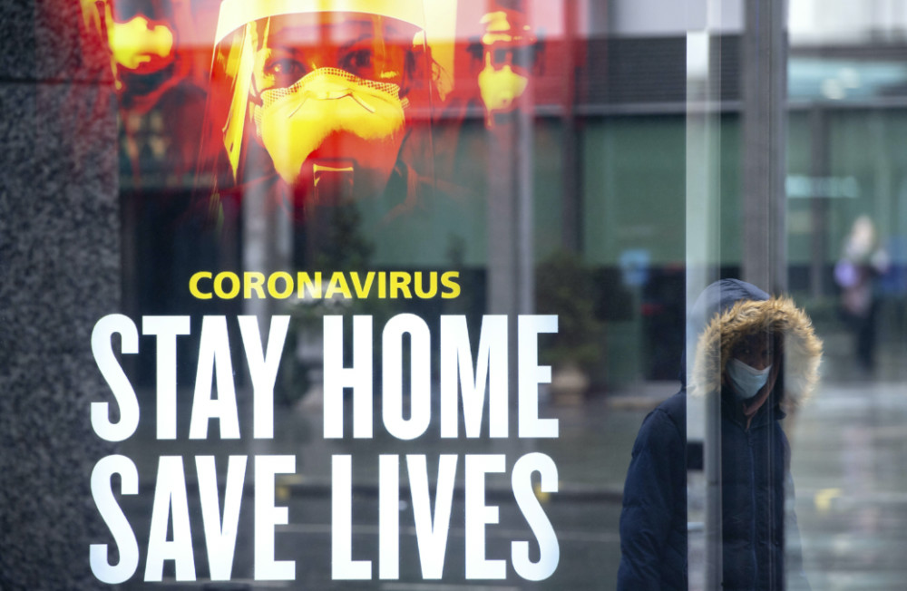 Coronavirus London sign