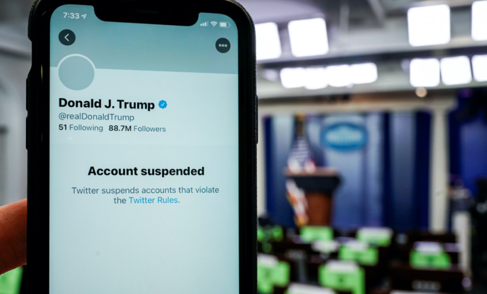 Donald Trump Twitter account suspended
