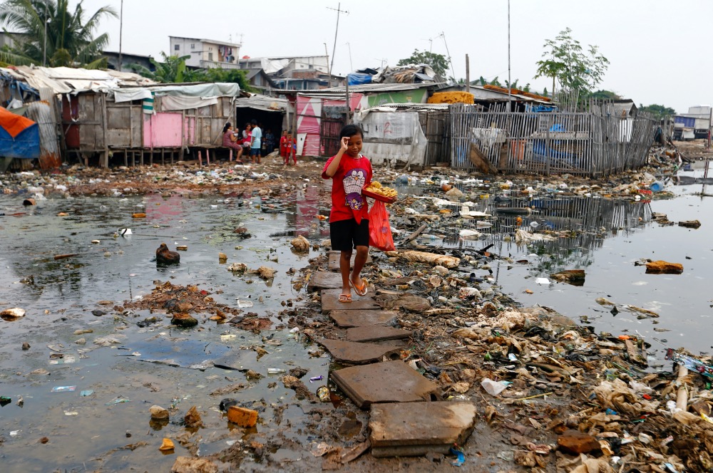 Indonesia Jakarta slum