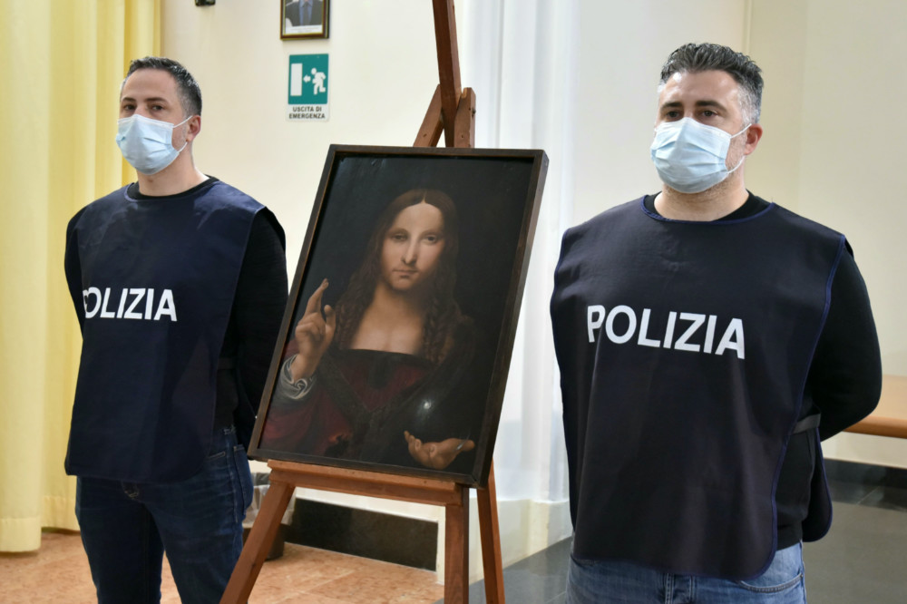 Italy police Salvator Mundi found