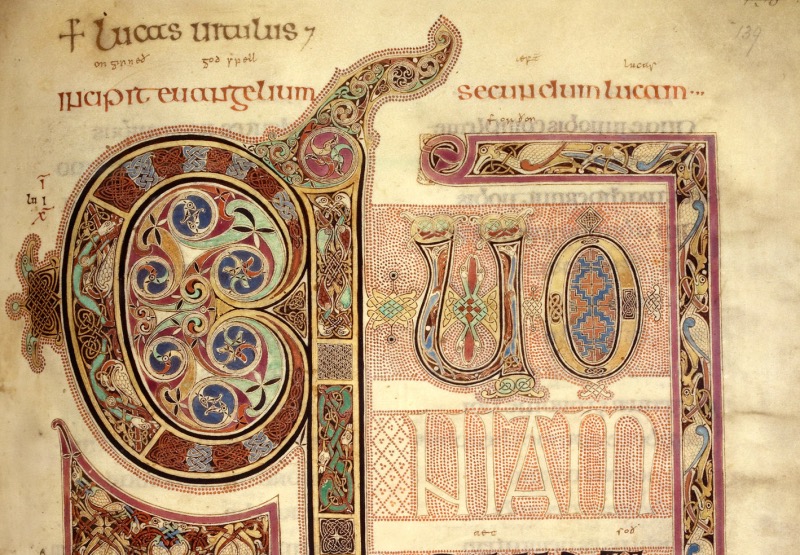 Lindisfarne Gospels detail