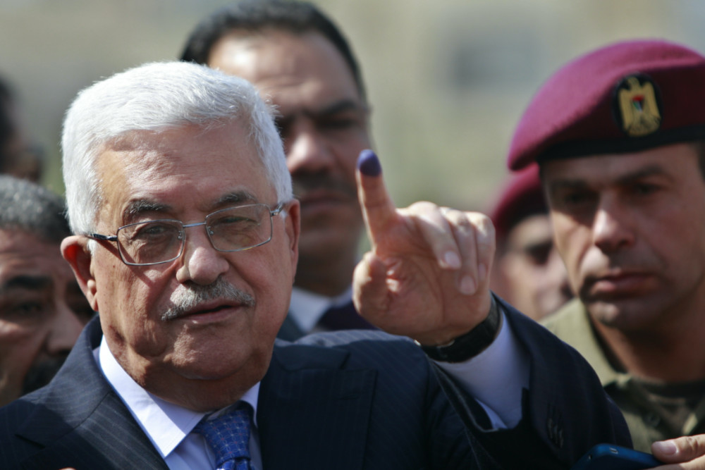 Palestinian President Mahmoud Abbas 2012