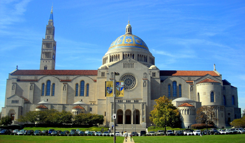 US Washington DC The Basilica of the National Shrine of the Immaculate Conception