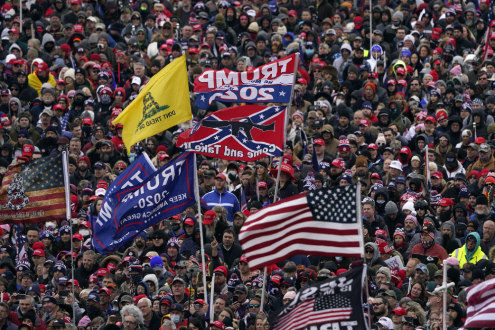 US Washington DC Trump supporters at rally 6 Jan 2020