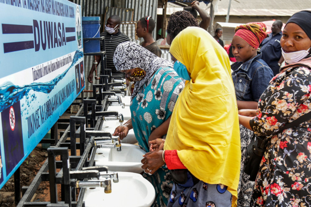 Coronavirus Tanzania Dodoma handwashing facility