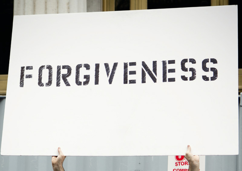 Forgiveness sign small