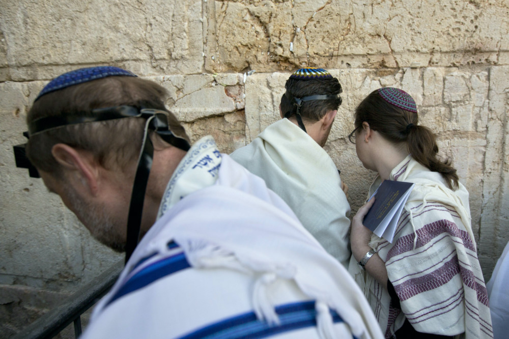 Israel Reform rabbis pray at the Western Wall 2016