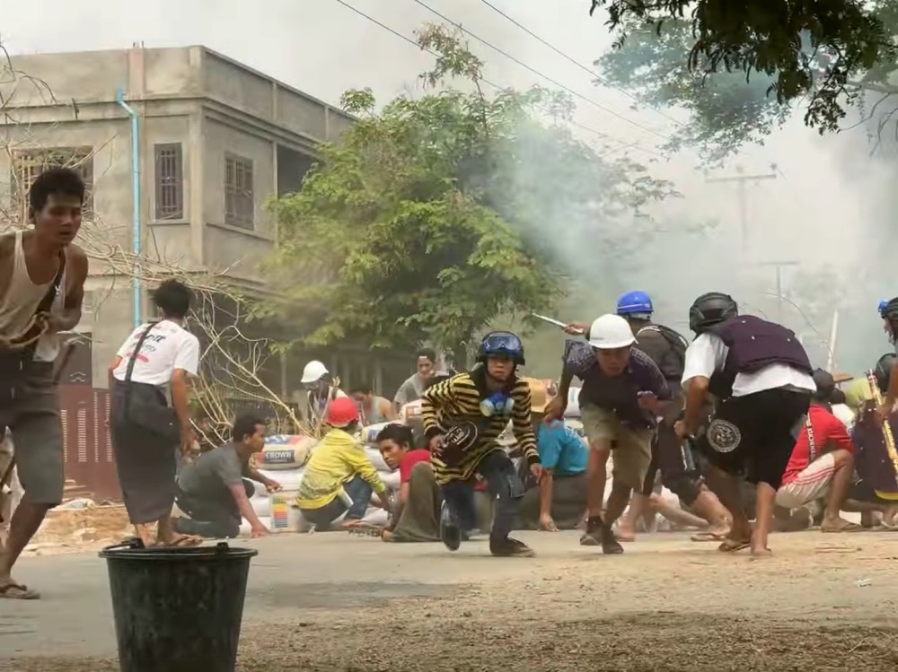 Myanmar military coup protests 21 Mar
