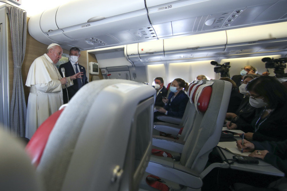 Pope Iraq papal plane