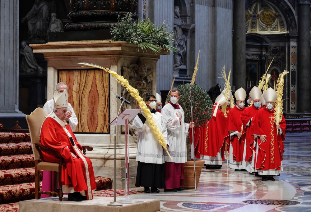 Pope Francis Palm Sunday 2021