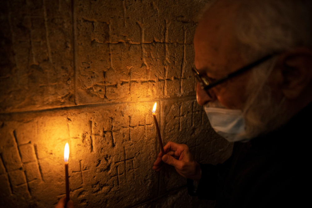 Israel Church of the Holy Sepulchre Father Samuel Aghoyan