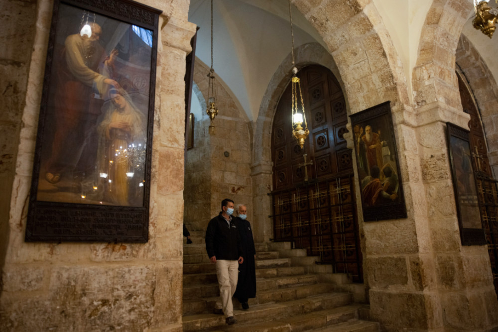 Israel Church of the Holy Sepulchre Father Samuel Aghoyan2