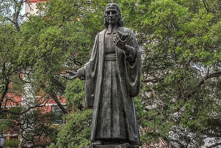 John Wesley statue US Savannah