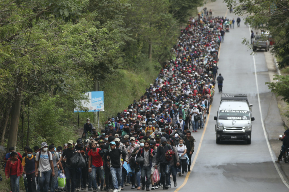 US border Central American migrant caravan