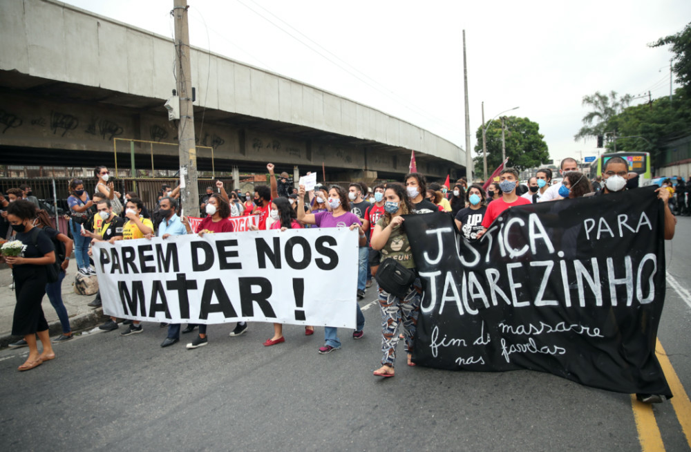 Brazil Rio shootings protest
