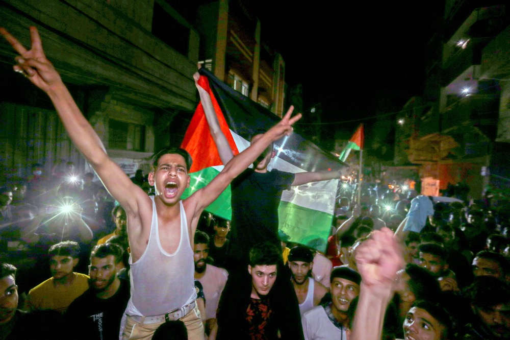 Gaza Palestinian celebrations