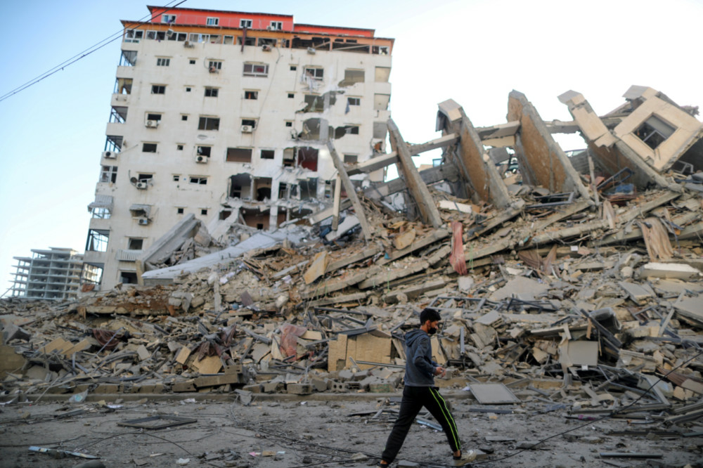 Gaza destroyed building