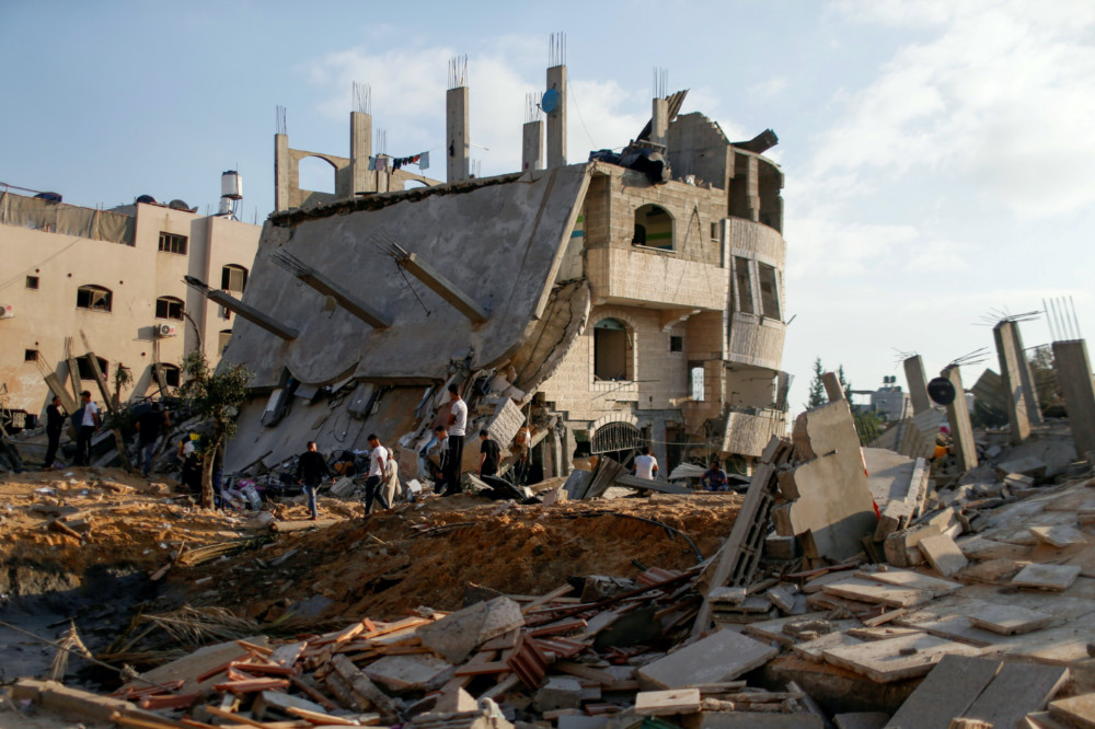 Gaza destroyed buildings