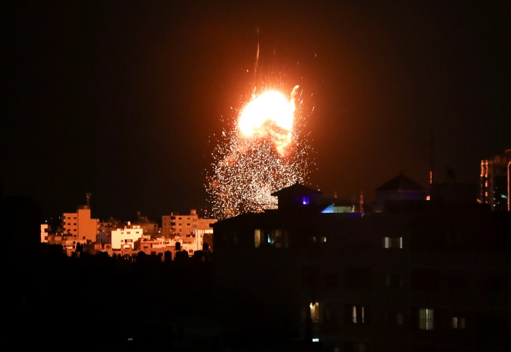 Gaza City explosion