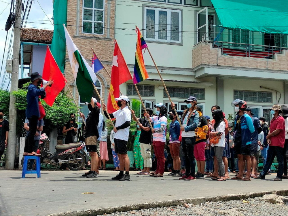Myanmar Dawei protests2