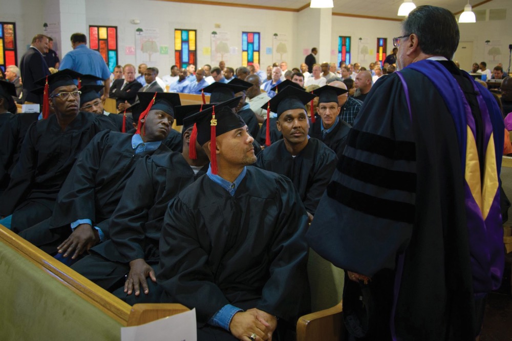 US Louisiana State Penitentiary graduation