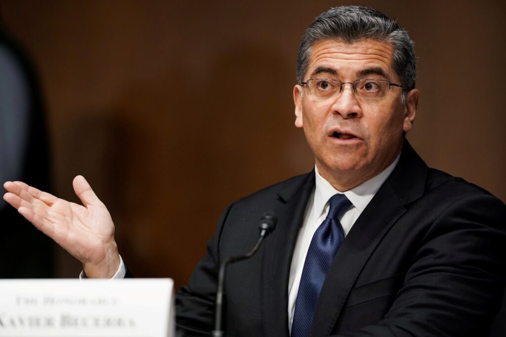 US Xavier Becerra nominee for Secretary of Health and Human Services