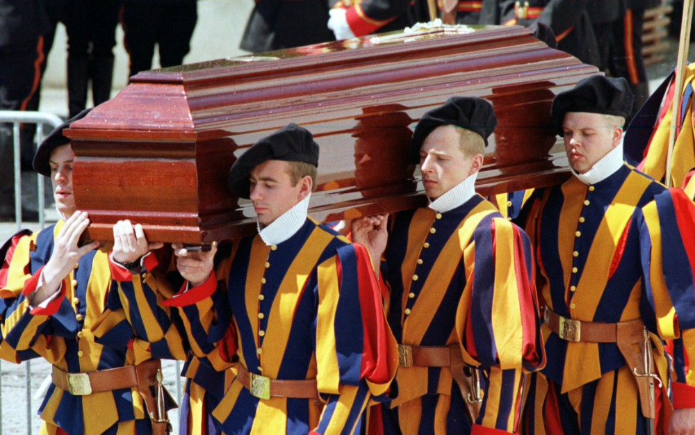 Vatican Swiss Guard funeral 1998