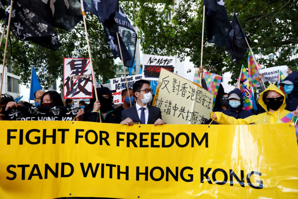 Germany Hong Kong protest