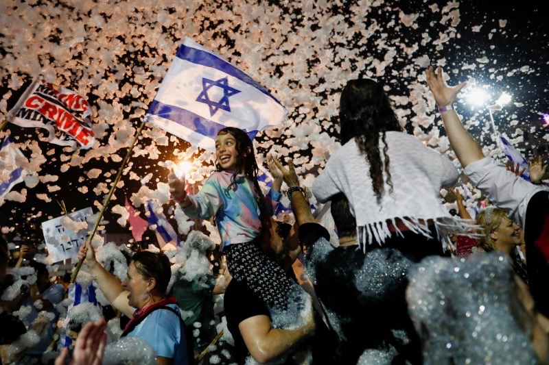 Israel Tel Aviv Rabin Square celebrations
