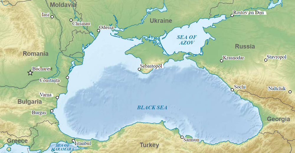 Map Black Sea