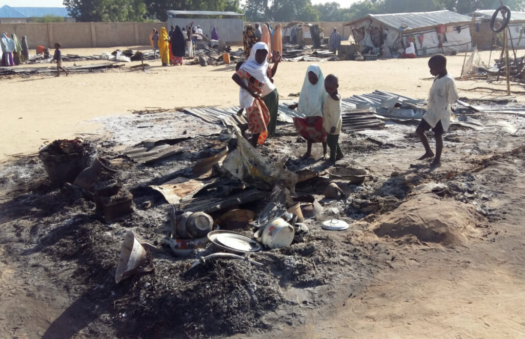 Nigeria aftermath of a Boko Haram attack