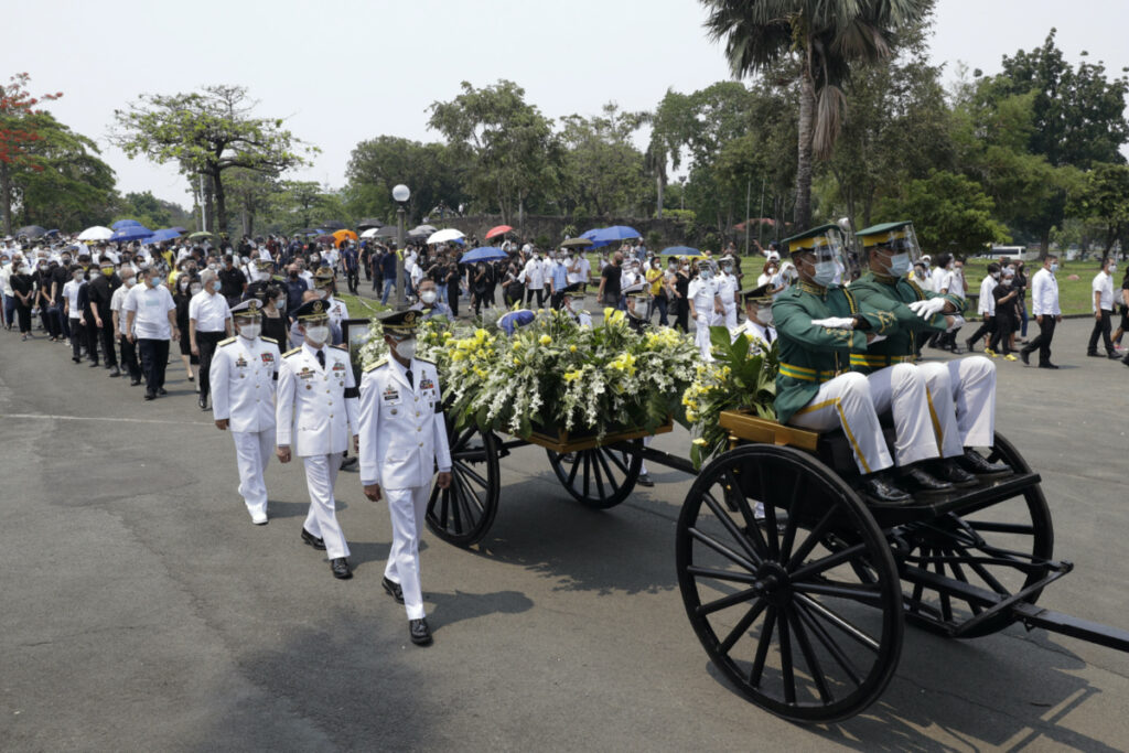 Philippines former President Benigno Aquino III funeral