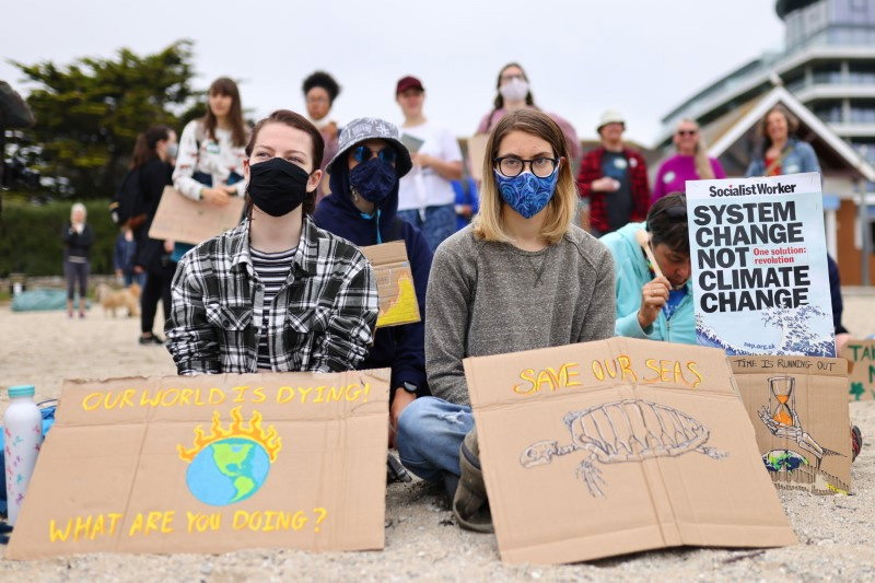UK Falmouth Cornwall Climate Youth Alliance in partnership with Fridays for Future and Climate Live