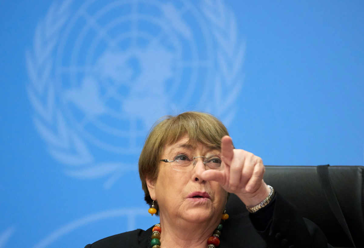 UN High Commissioner for Human Rights Michelle Bachelet December 2020