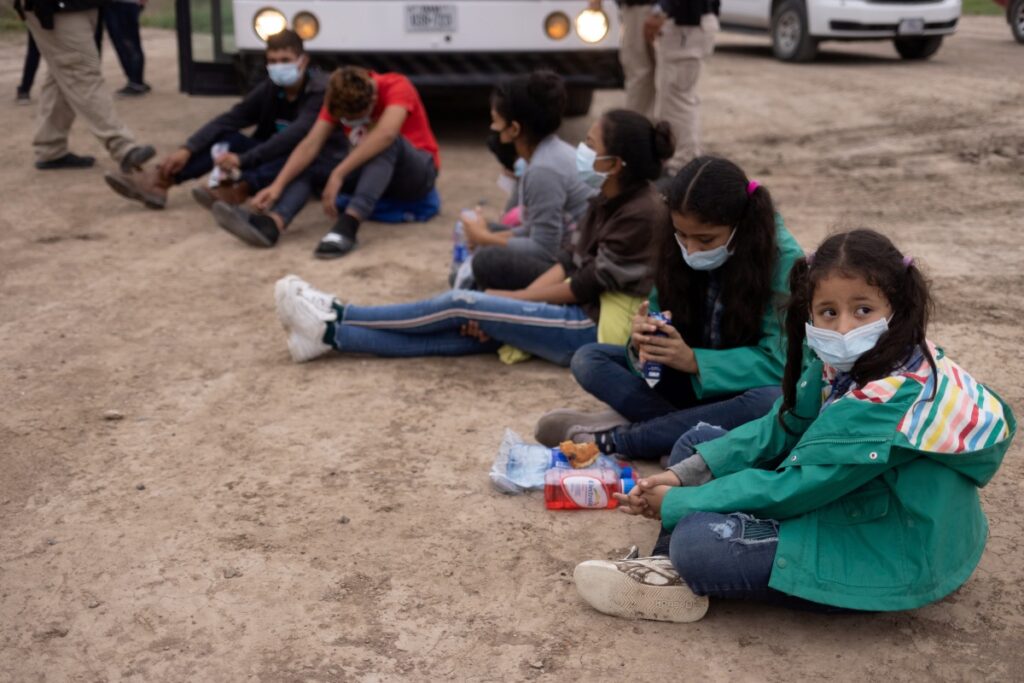 US Mexico border unaccompanied children