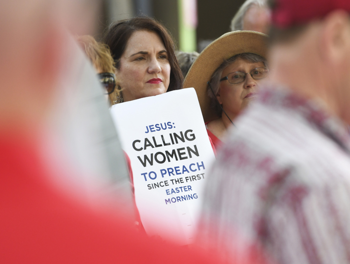 US SBC women preaching protest
