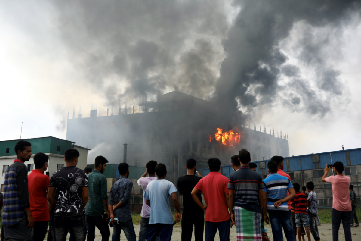 Bangladesh Rupganj factory fire