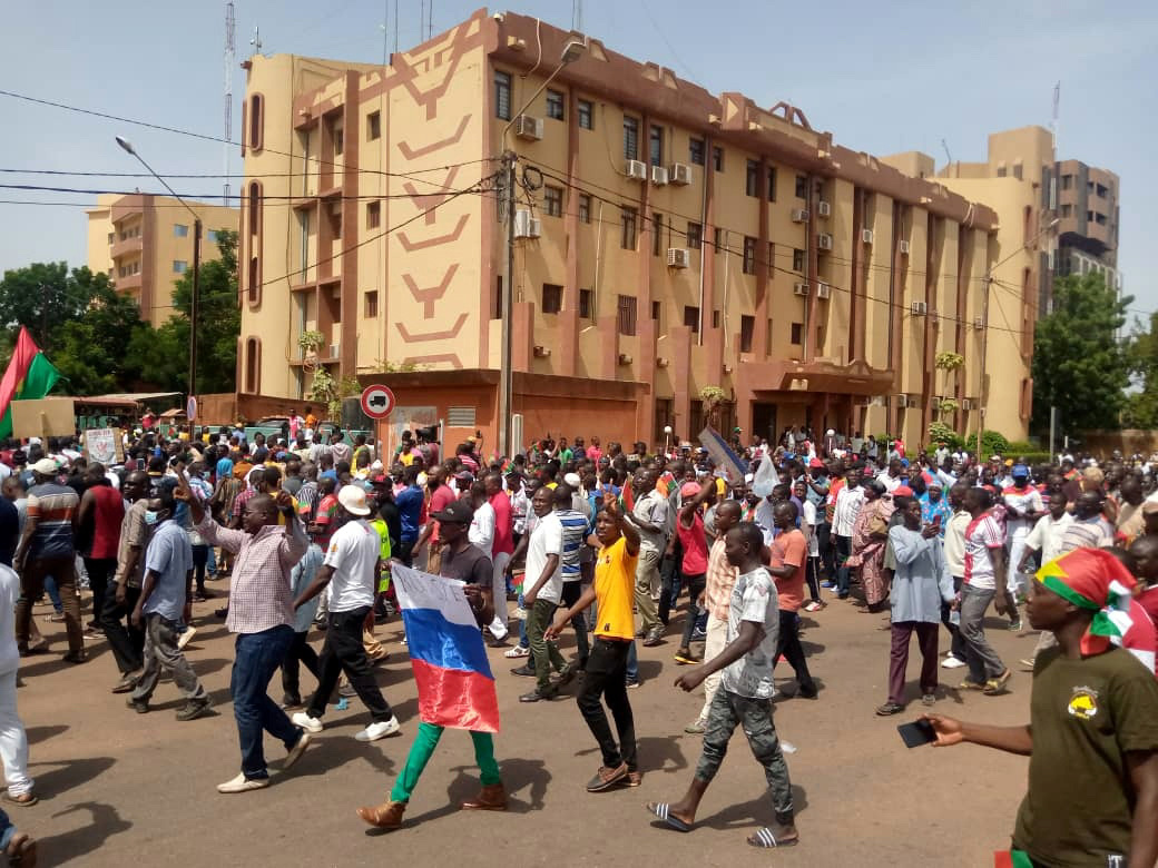 Burkina Faso Ouagadougou protest against Islamic extremist attacks